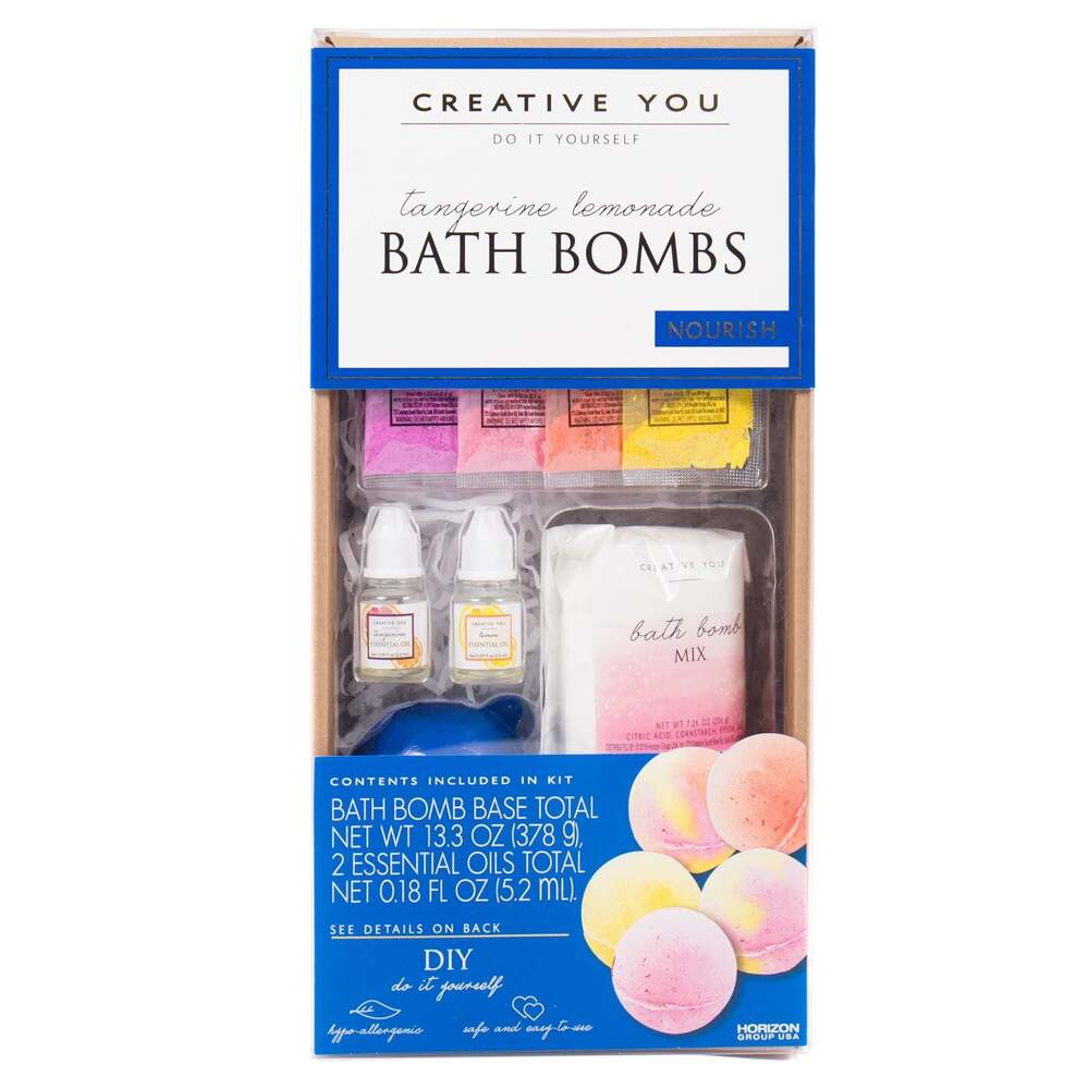 Creative You Tangerine Lemonade DIY Bath Bomb Kit